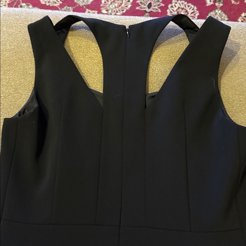 Carlisle Size 2 Solid Black Lined Sleeveless Dres… - image 4